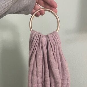 WildBird Ring Sling in Soft Pink with Gold Ring